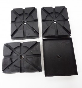 Solid Rubber Riser Blocks for Scissor Lifts & Jacking Beams – 70mm high –  PER PAIR - Prosol